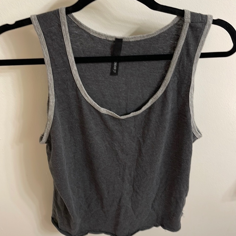 Forever 21 Tank Top Size M Color Gray